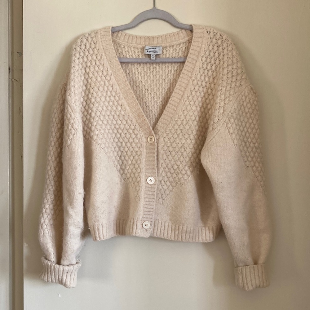 Alpaca Cardigan with Big Sleeves!